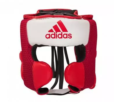 Шлем боксерский Hybrid 150 Headgear красно-белый Adidas