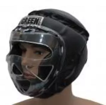 Шлем боксерский закрытый ring, Черный