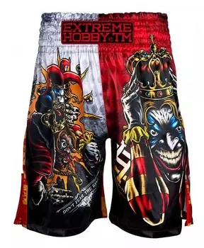 Шорты boxing killer cards 2 red, мужские