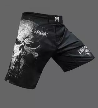 Шорты Череп Каратель черный