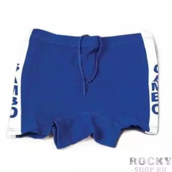Шорты для самбо, синие, Синий Green Hill