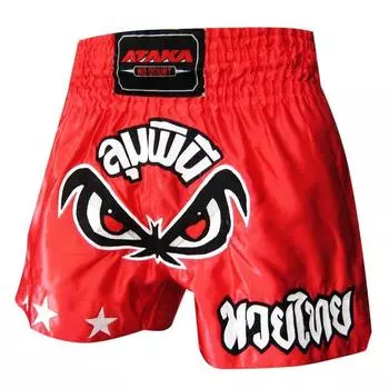 Шорты для тайского бокса АТАКА Red Flamma