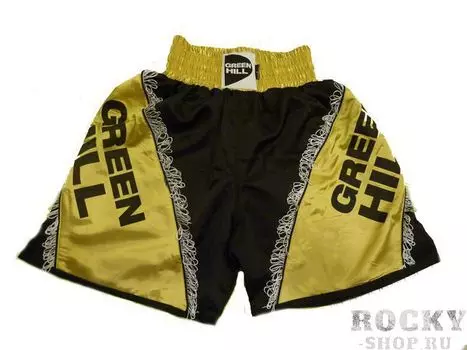 Шорты для тайского бокса , Черный/золотой