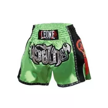 Шорты для тайского бокса Leone AB754 BANGKOK салатовые Leone