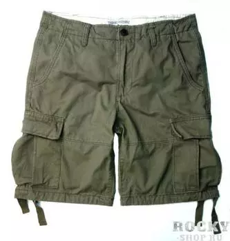 Шорты карго Crewandking Moran зеленые