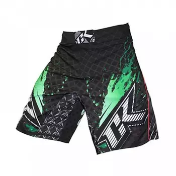 Шорты ММА Stained S2 Shorts - Black/Green