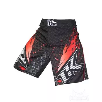 Шорты ММА Contract Killer Stained S2 Shorts - Black/Red Contract Killer