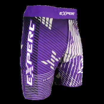 Шорты ММА Fight Expert Cross Фиолетовый/Серый
