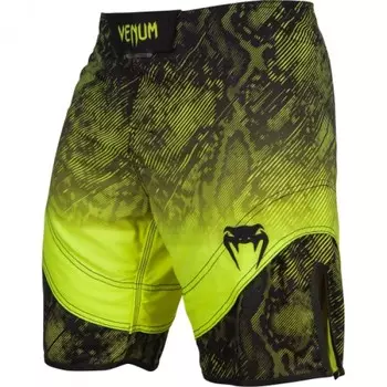 Шорты ММА Venum "Fusion" Fightshorts - Black Yellow Venum