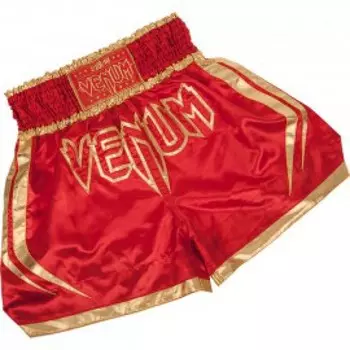 Шорты тайские Venum "Korat" Muay Thai Shorts - Red/Gold Venum