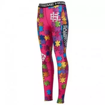 Штаны компрессионные digital puzzle new 2016 pink, женские