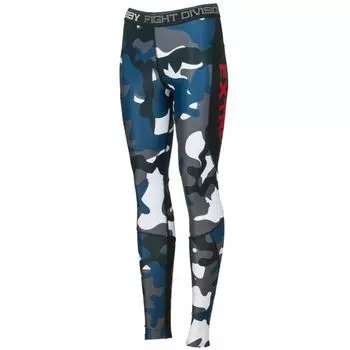 Штаны компрессионные женские workout blue