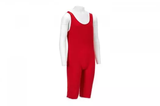 Спортивное трико борцовское красное Green Hill