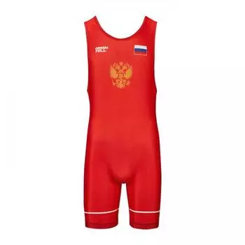 Спортивное трико борцовское мужское, красное