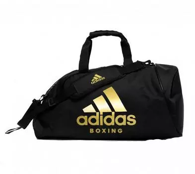 Сумка-рюкзак Training 2 in 1 Bag Boxing S черно-золотая Adidas