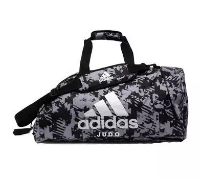 Сумка-рюкзак Training 2 in 1 Camo Bag Judo M черно-камуфляжная Adidas