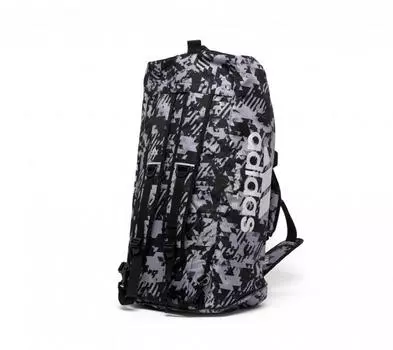 Сумка-рюкзак Training 2 in 1 Camo Bag Karate L черно-камуфляжная Adidas