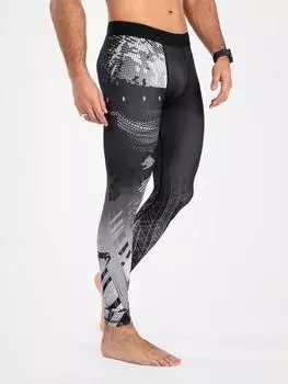 Тайтсы Gorilla Jungle Black/White