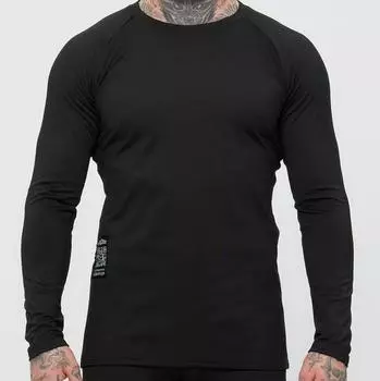 Термо футболка мужская с начесом Urban черная