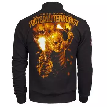 Толстовка на молнии eh football terrorist