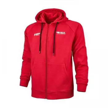 толстовка на молнии iba красная