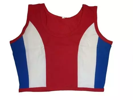 Топ женский для кикбоксинга c логотипом фкр, красный Green Hill