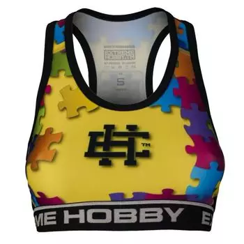 Топ женский puzzle (желтый)