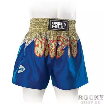 Трусы для тайского бокса combat, синие