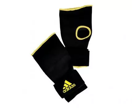 Внутренние перчатки Super Inner Gloves черно-желтые, черно-желтые Adidas