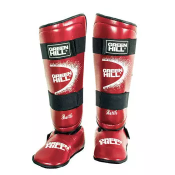 Защита голень + стопа batle, Красный