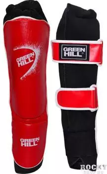 Защита голень+стопа shell одобрена фкр, Красная Green Hill