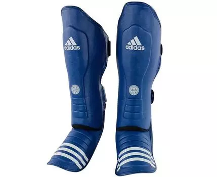 Защита голени и стопы WAKO Super Pro Shin Instep Guards синяя