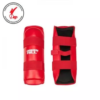 защита голени красный