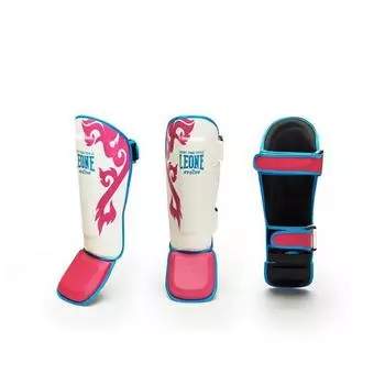 Защита на голень LEONE 1947 MUAY THAI PT118 Fuxia Leone