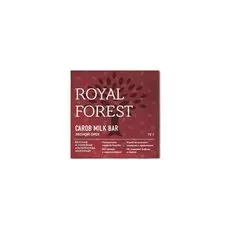 Шоколад из кэроба Royal Forest с лесными орехами, 75 гр