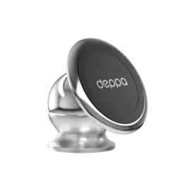 Автомобильный держатель Deppa Crab Mage Steel, магнитный, серебристый