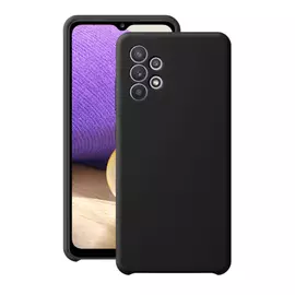 Чехол Deppa Liquid Silicone для Galaxy A32 - Чёрный, Чёрный