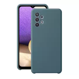 Чехол Deppa Liquid Silicone для Galaxy A32 - Синий, Синий