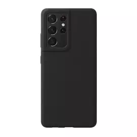 Чехол Deppa Liquid Silicone Pro для Galaxy S21 Ultra, чёрный