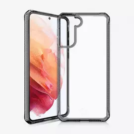 Чехол ITSKINS HYBRID CLEAR для Galaxy S21, чёрный/прозрачный