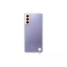 Чехол Samsung Clear Protective Cover S21+, белая рамка