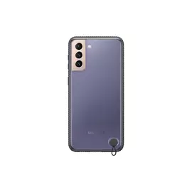 Чехол Samsung Clear Protective Cover S21+, чёрная рамка