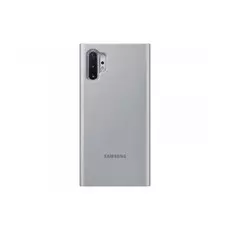 Чехол Samsung Clear View Cover Note10+, серебристый