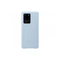 Чехол Samsung Leather Cover S20 Ulta, небесно-голубой