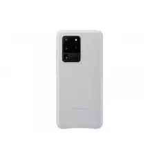 Чехол Samsung Leather Cover S20 Ulta, серебристый