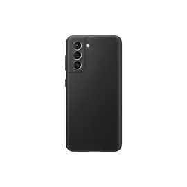 Чехол Samsung Leather Cover S21, чёрный