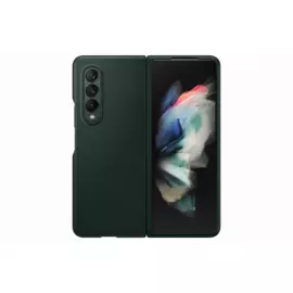 Чехол Samsung Leather Cover Z Fold3, зелёный