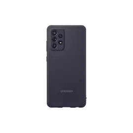 Чехол Samsung Silicone Cover A52, чёрный