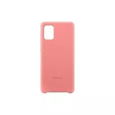Чехол Samsung Silicone Cover A71, розовый