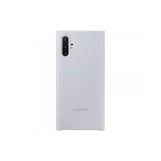 Чехол Samsung Silicone Cover Note10+, серебристый